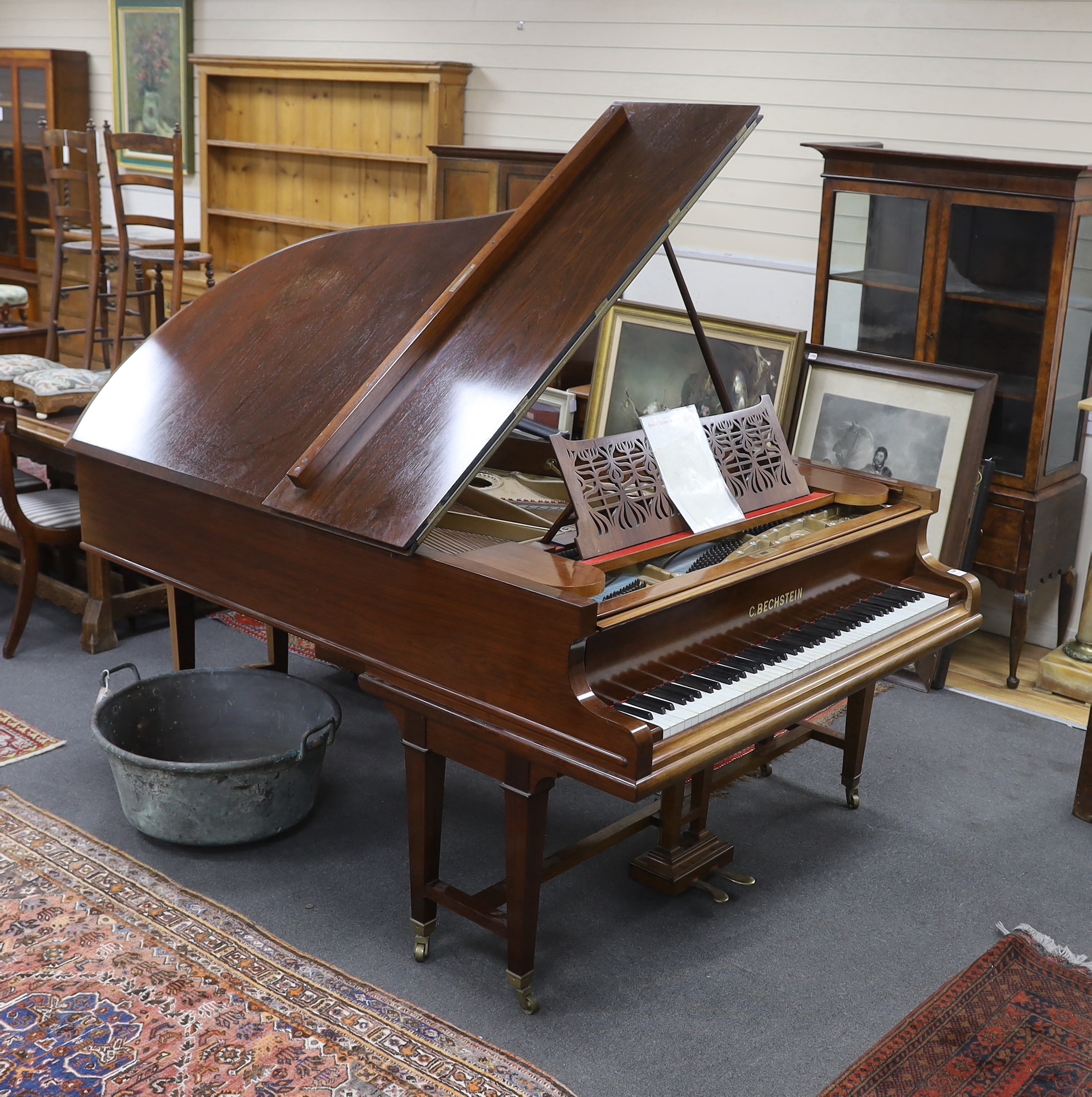A Bechstein model Va rosewood grand piano, serial number 20333, width 146cm, length 200cm, height 98cm